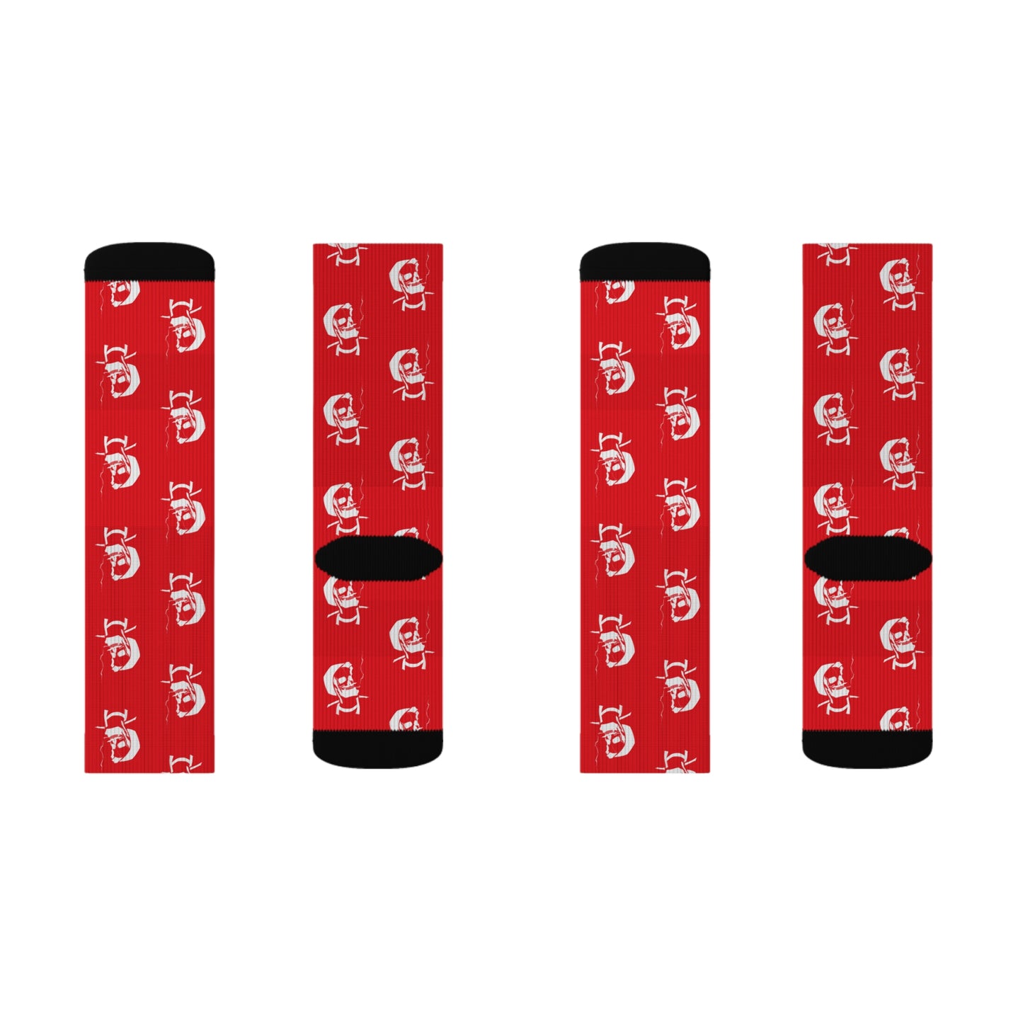 Cozy Crew Socks | Skull Pattern Socks | Poncho and Lefty’s Mercantile