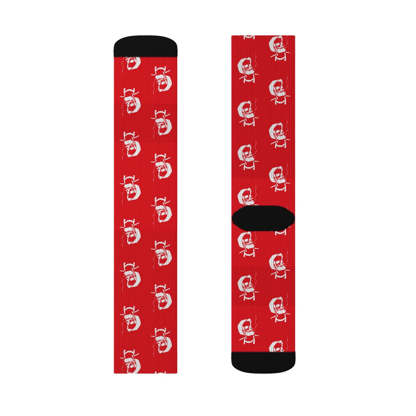 Cozy Crew Socks | Skull Pattern Socks | Poncho and Lefty’s Mercantile
