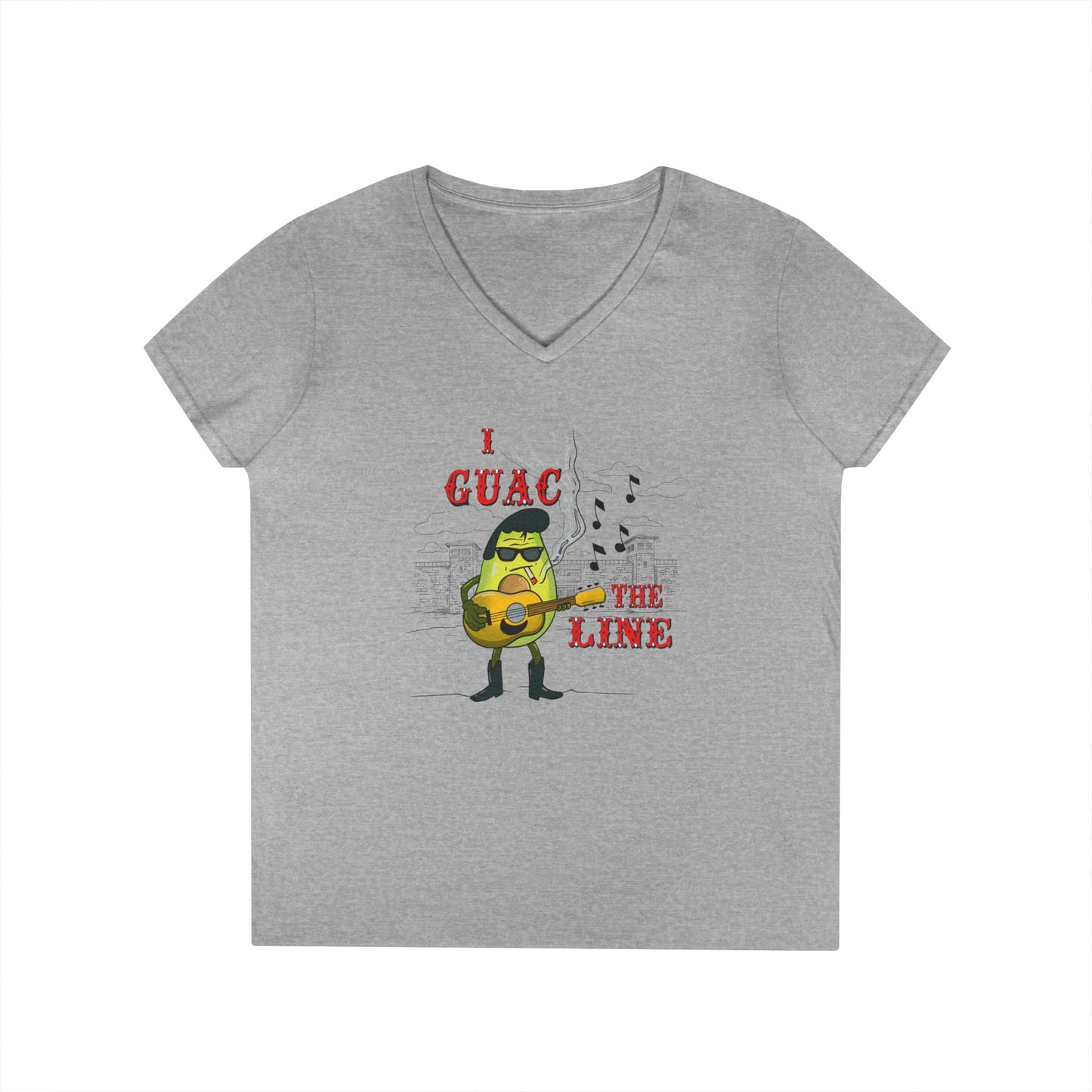 I Guac the Line-V neck T