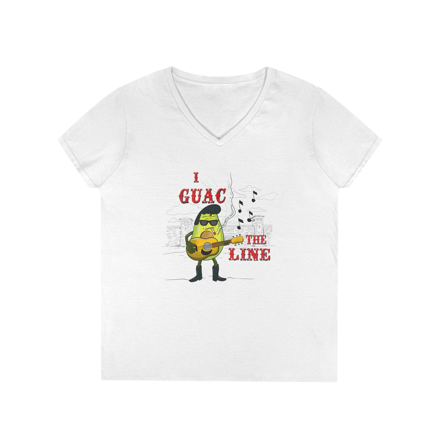I Guac the Line-V neck T