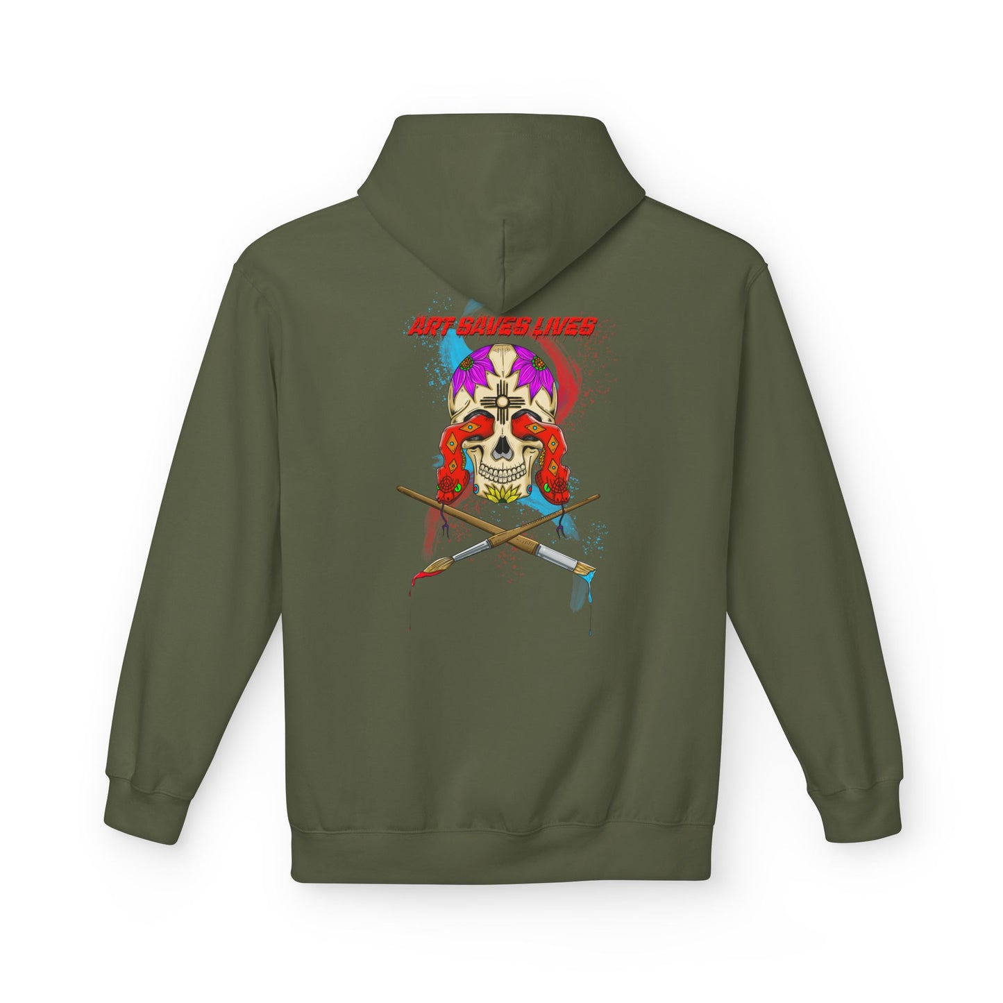Art Saves Lives Hoodie- Help End Veteran Suicide