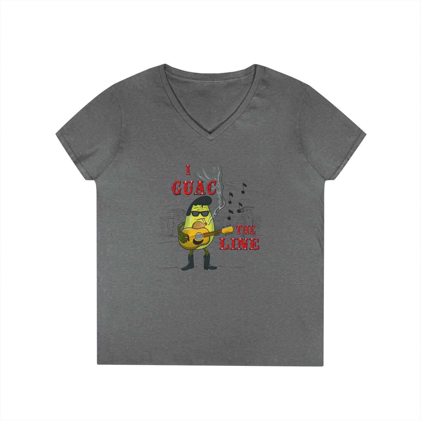 I Guac the Line-V neck T