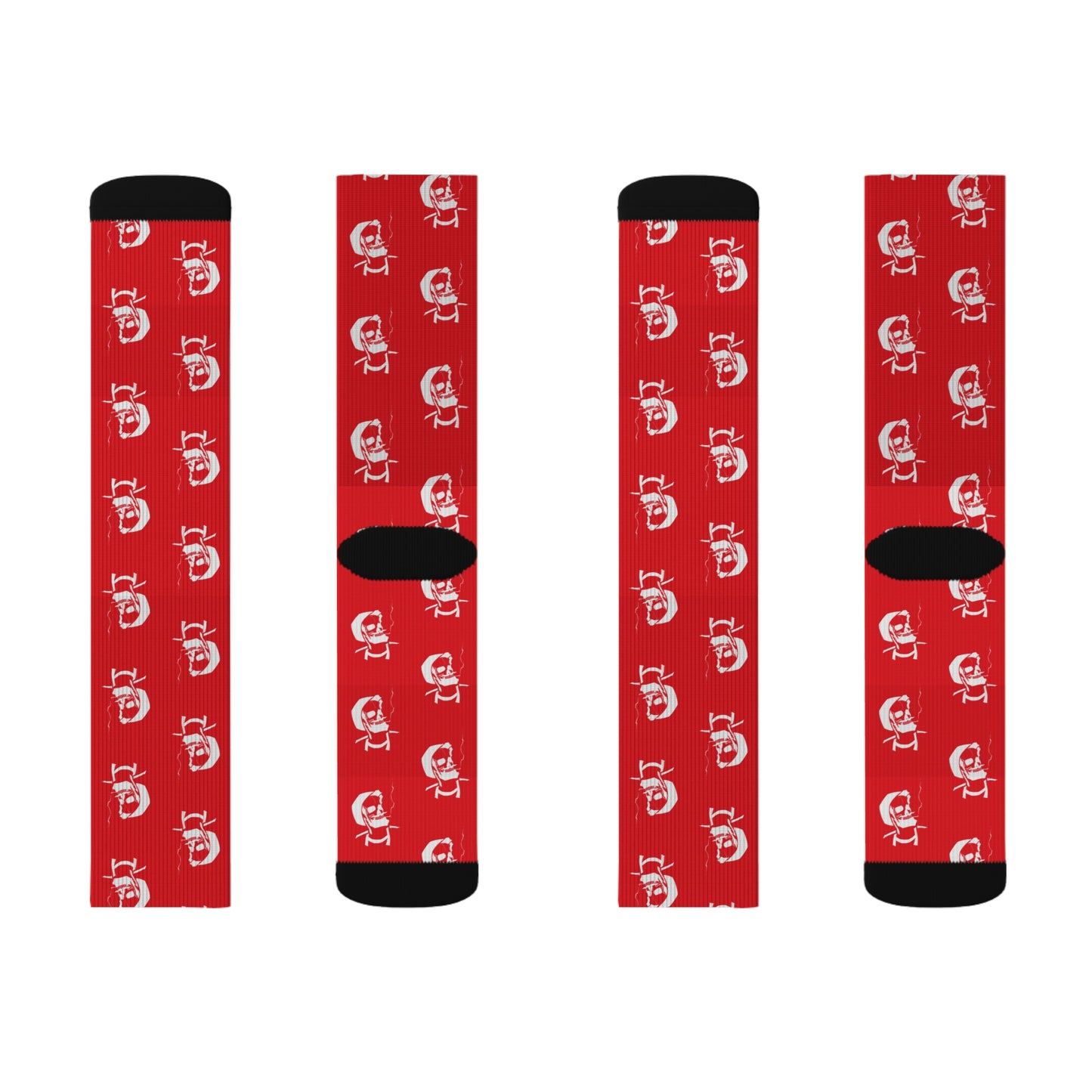 Cozy Crew Socks | Skull Pattern Socks | Poncho and Lefty’s Mercantile
