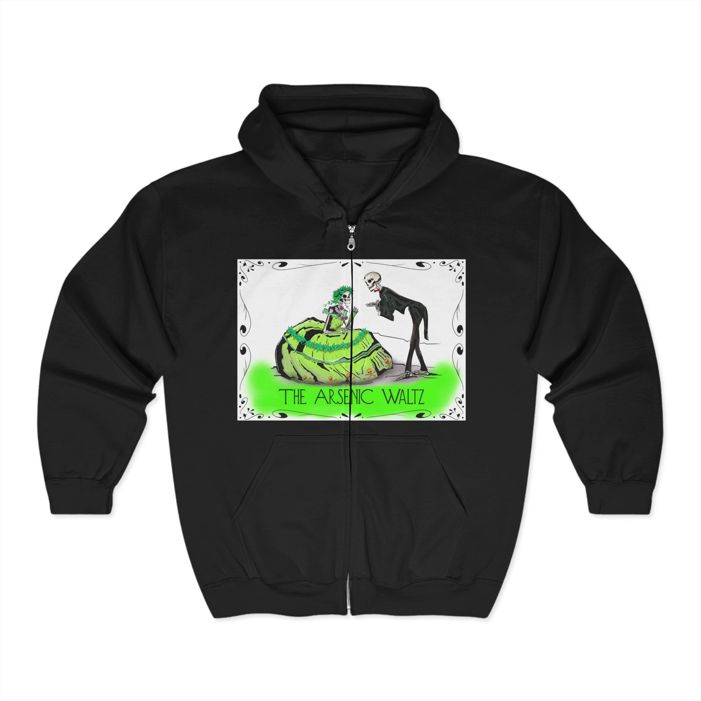 Arsenic Waltz Zip Up Hoodie