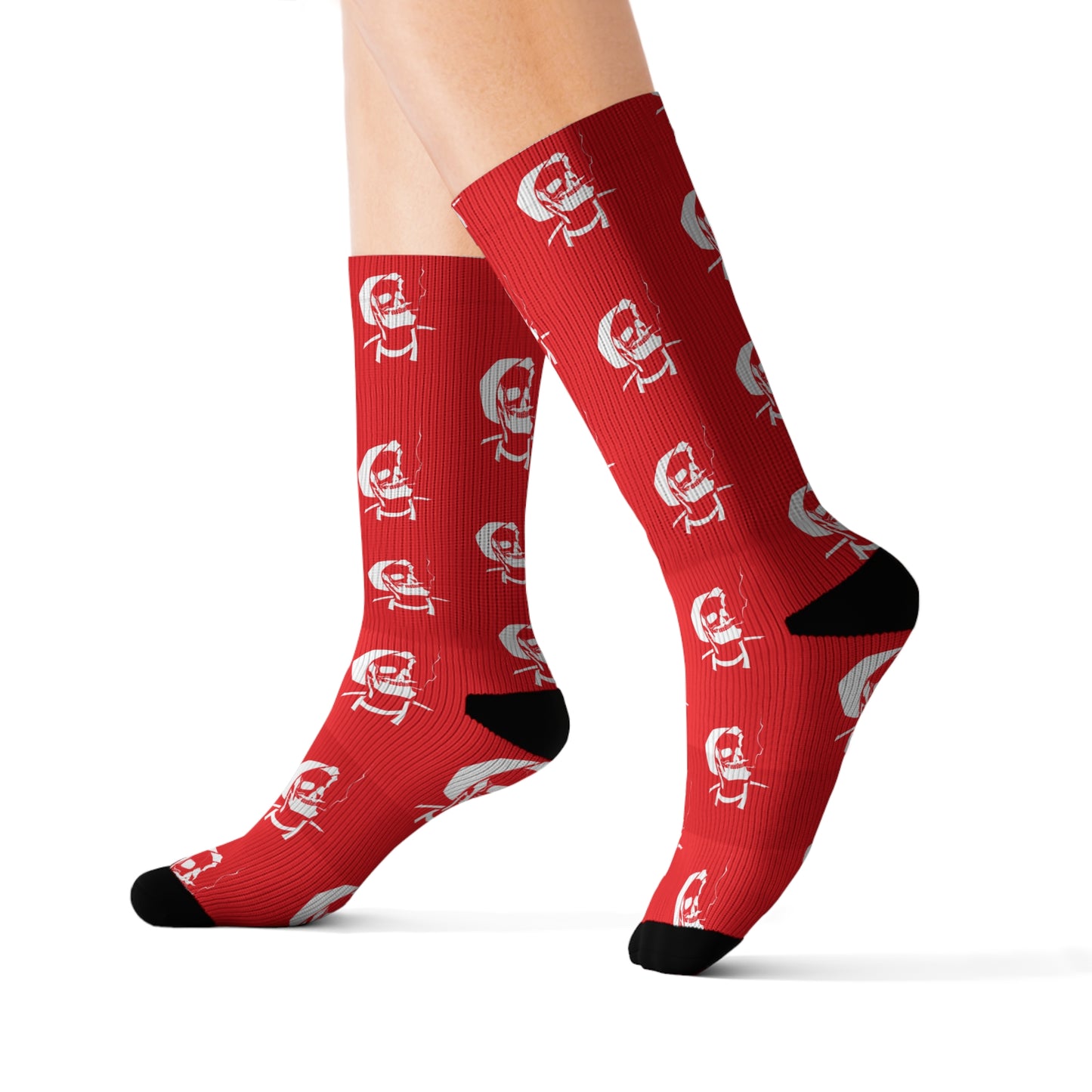 Cozy Crew Socks | Skull Pattern Socks | Poncho and Lefty’s Mercantile