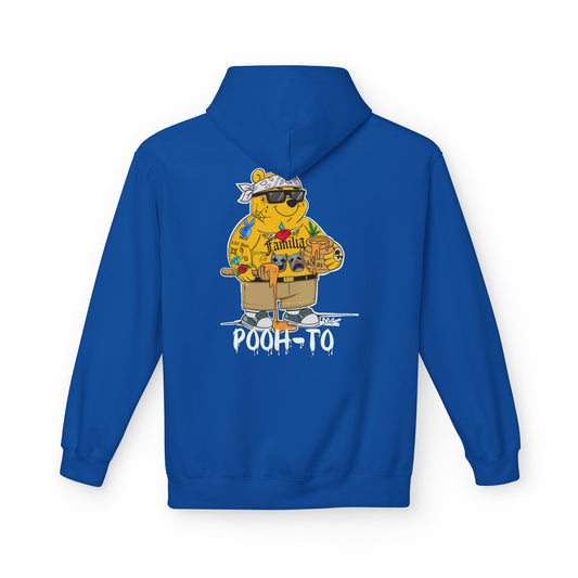 'Pooh-to' Tattooed Bear Graphic Hoodie