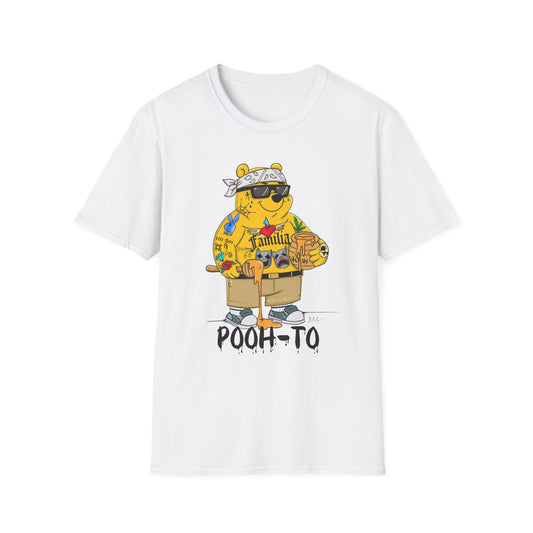 Pooh-To Graphic T-Shirt — Streetwear Cartoon Bear Tee