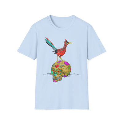 Road Runner On Sugar Skull Graphic Tee