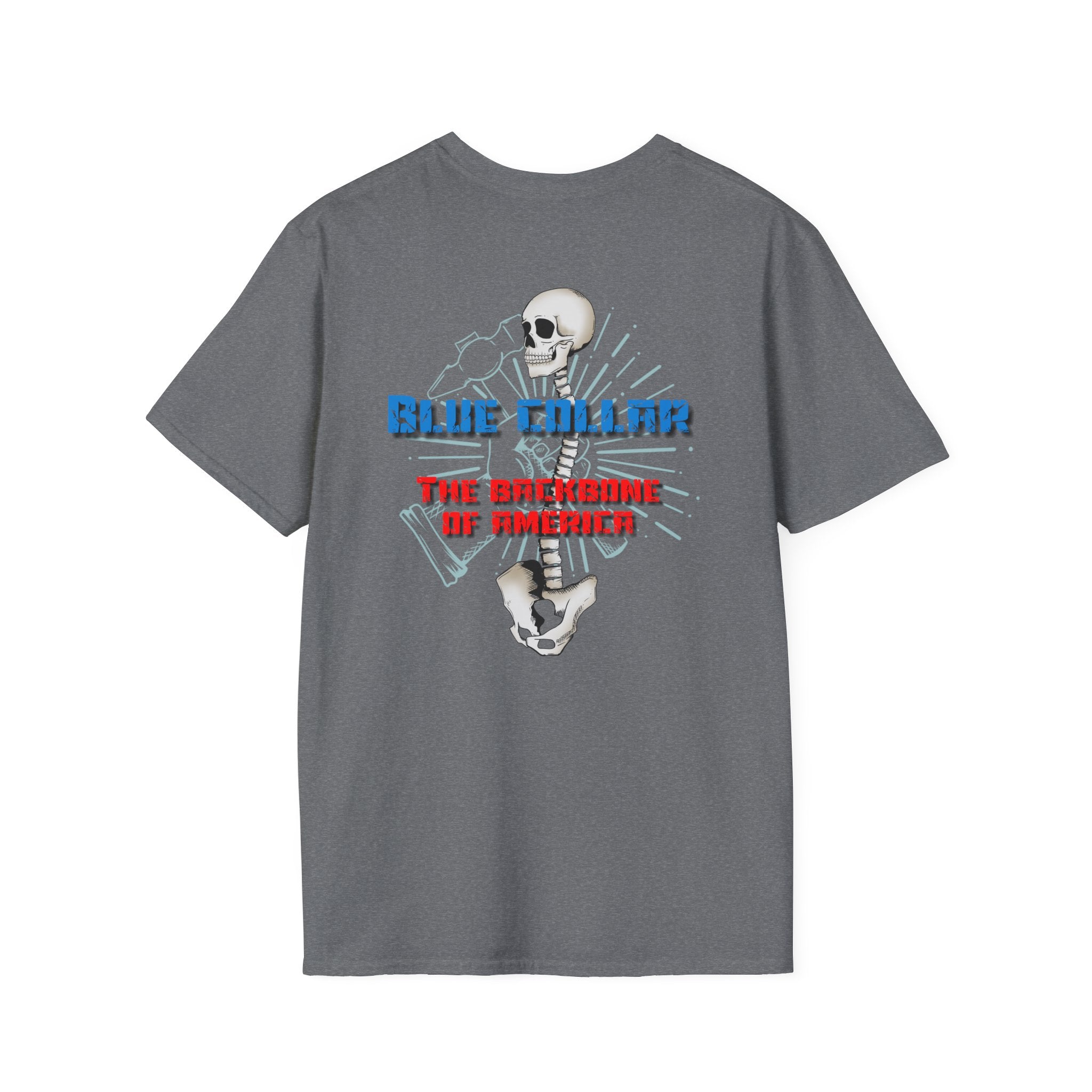 Blue Collar Tee- The Backbone of America