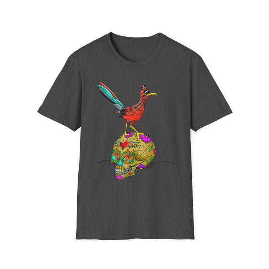 Road Runner On Sugar Skull Graphic Tee