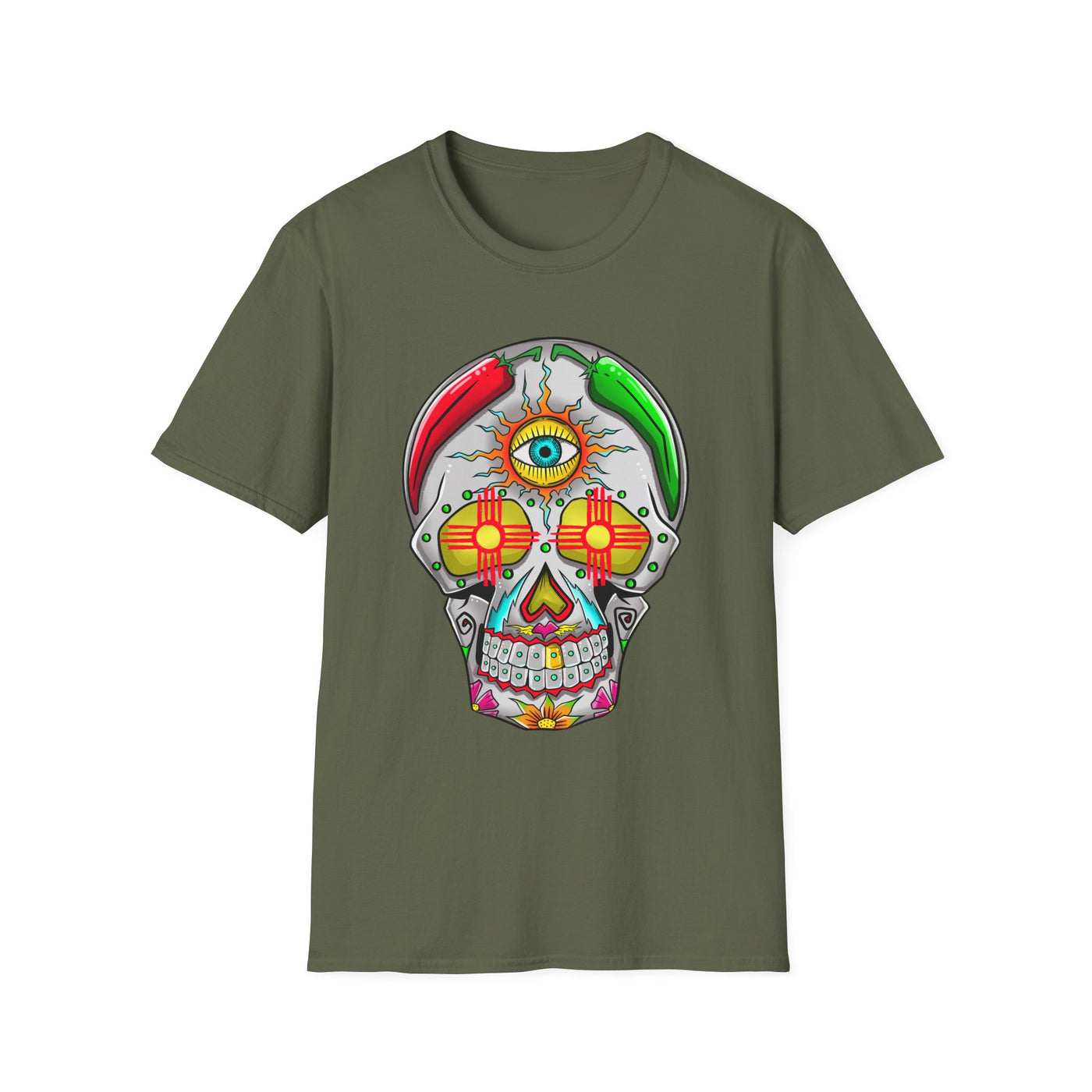 Day of the Dead Southwest Style Graphic Tee