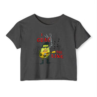 I Guac the Line- Punny Avocado Crop Top