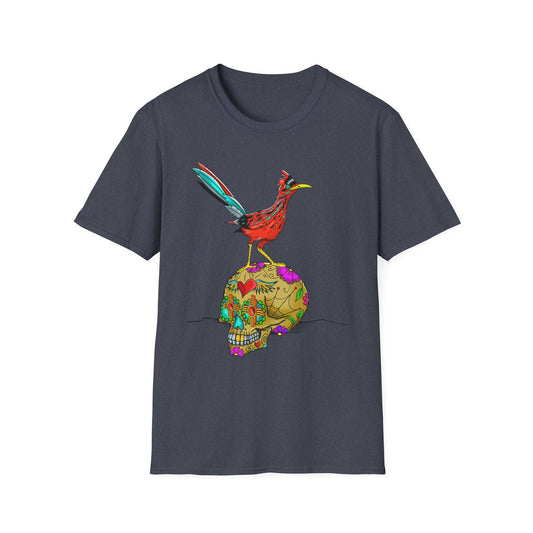 Road Runner On Sugar Skull Graphic Tee
