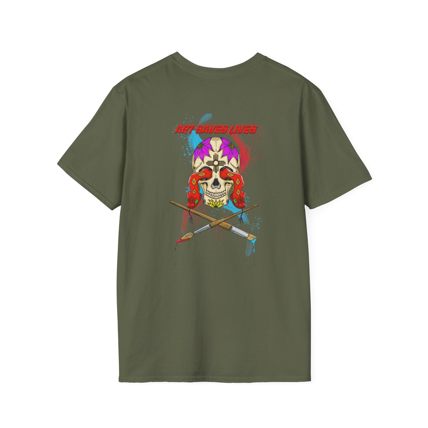 Art Saves Lives T- Help End Veteran Suicide
