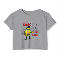 I Guac the Line- Punny Avocado Crop Top