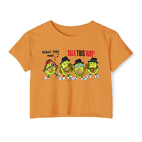Guac This Way Punny Avocado Crop Top