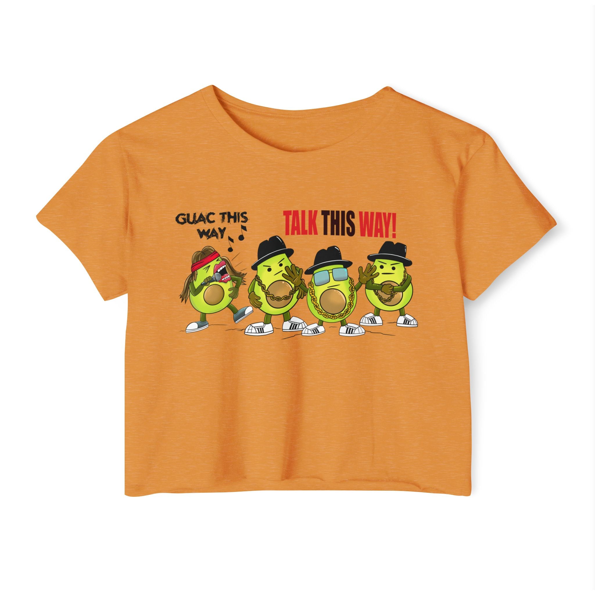 Guac This Way Punny Avocado Crop Top