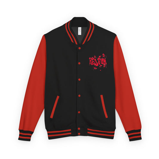 Redrum Graphic Letterman Jacket