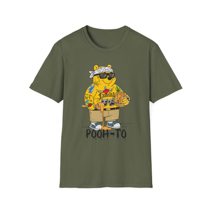 Pooh-To Graphic T-Shirt — Streetwear Cartoon Bear Tee