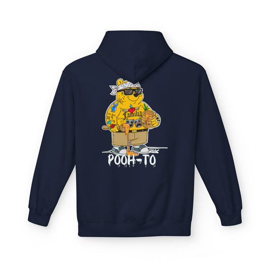 'Pooh-to' Tattooed Bear Graphic Hoodie