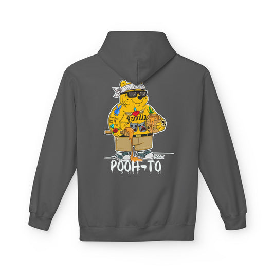'Pooh-to' Tattooed Bear Graphic Hoodie