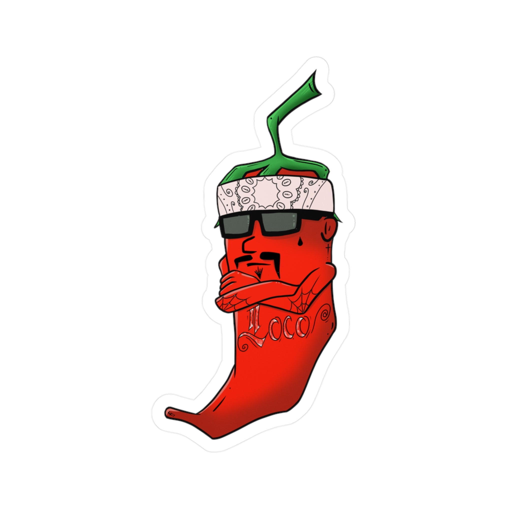 Red Chile Vinyl Sticker