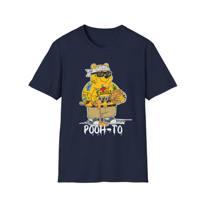Pooh-To Graphic T-Shirt — Streetwear Cartoon Bear Tee