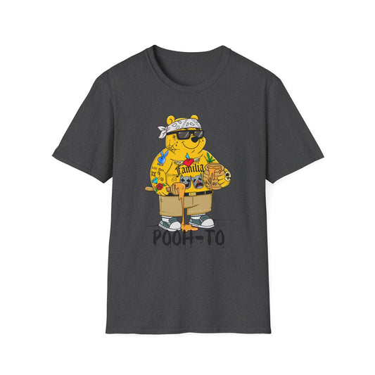 Pooh-To Graphic T-Shirt — Streetwear Cartoon Bear Tee