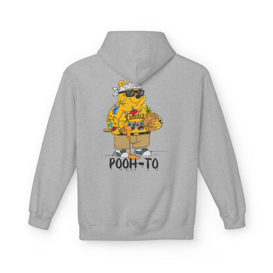 'Pooh-to' Tattooed Bear Graphic Hoodie