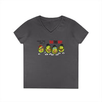 Guac This Way Punny Avocado V Neck Tee
