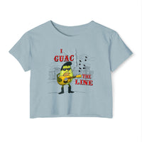 I Guac the Line- Punny Avocado Crop Top