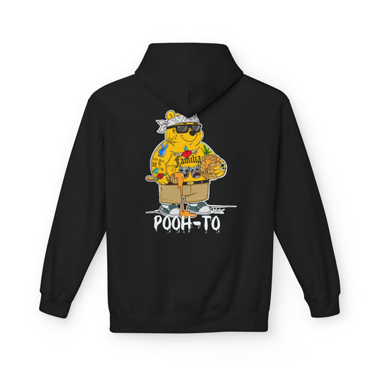 'Pooh-to' Tattooed Bear Graphic Hoodie