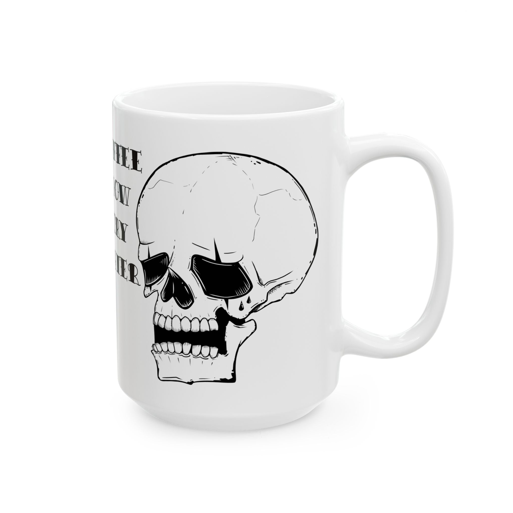 Ceramic Coffee Mugs | Skull Coffee Mug | Poncho and Lefty’s Mercantile