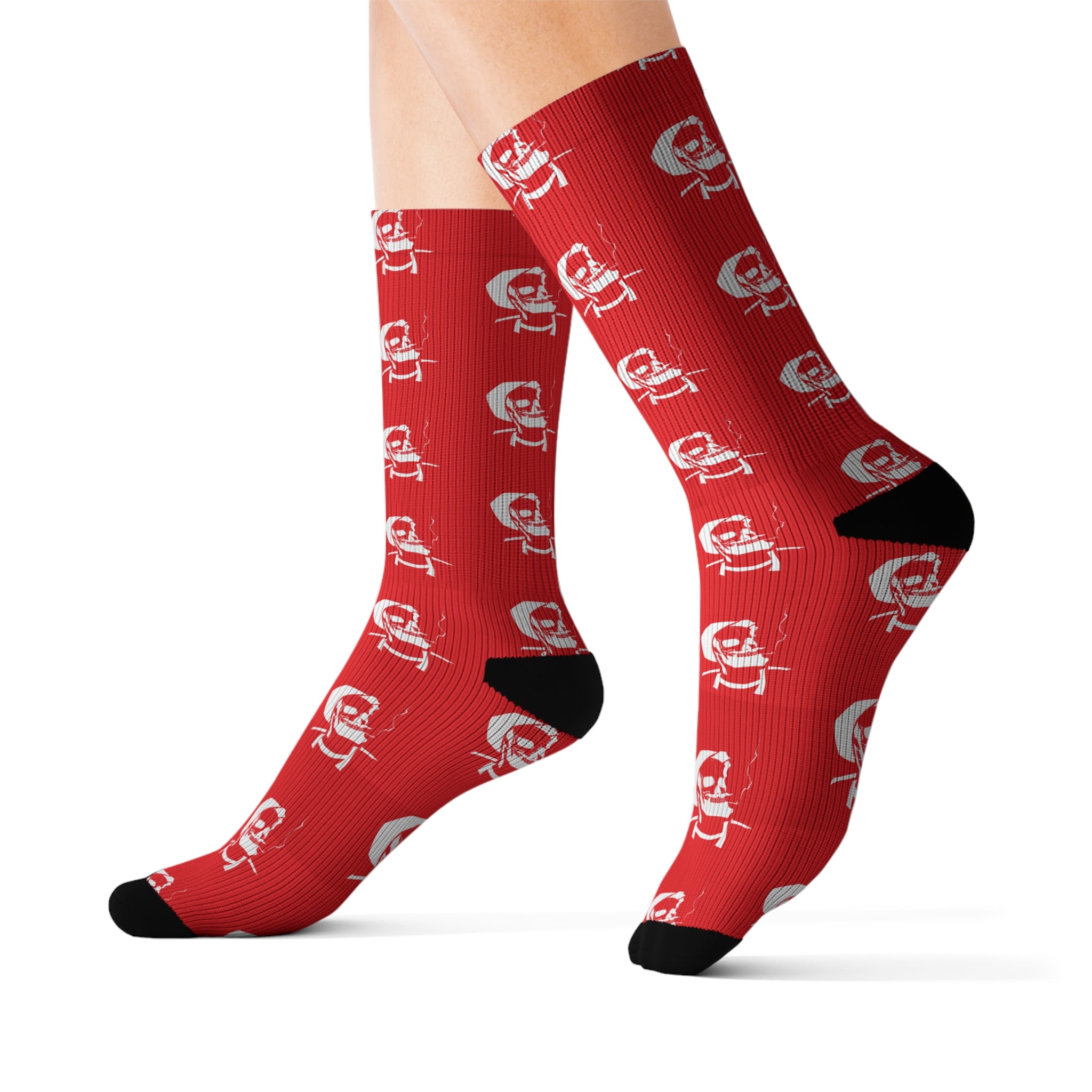 Cozy Crew Socks | Skull Pattern Socks | Poncho and Lefty’s Mercantile