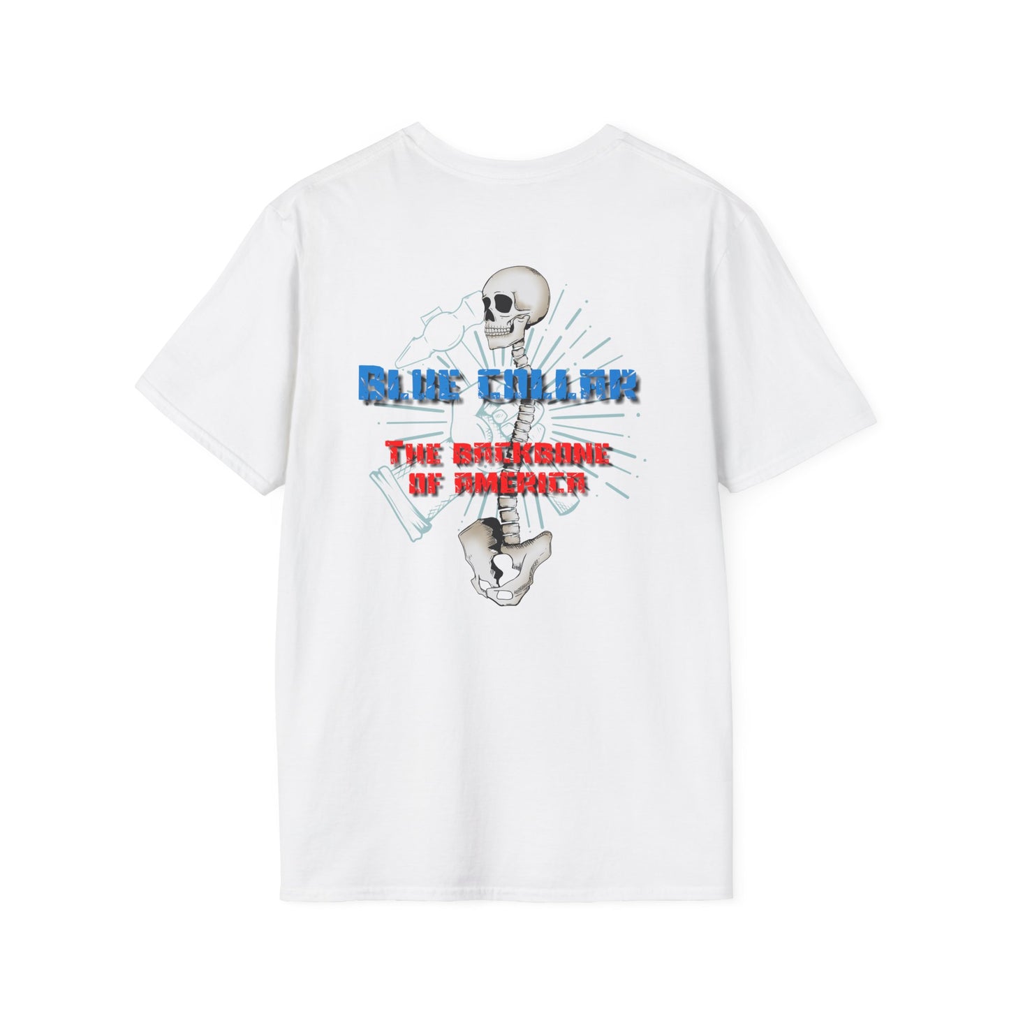 Blue Collar Tee- The Backbone of America