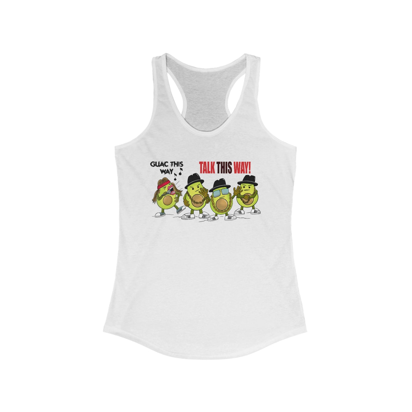 Guac This Way -Punny Avocado Womens Tank