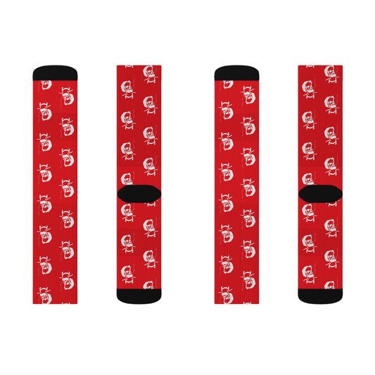 Cozy Crew Socks | Skull Pattern Socks | Poncho and Lefty’s Mercantile