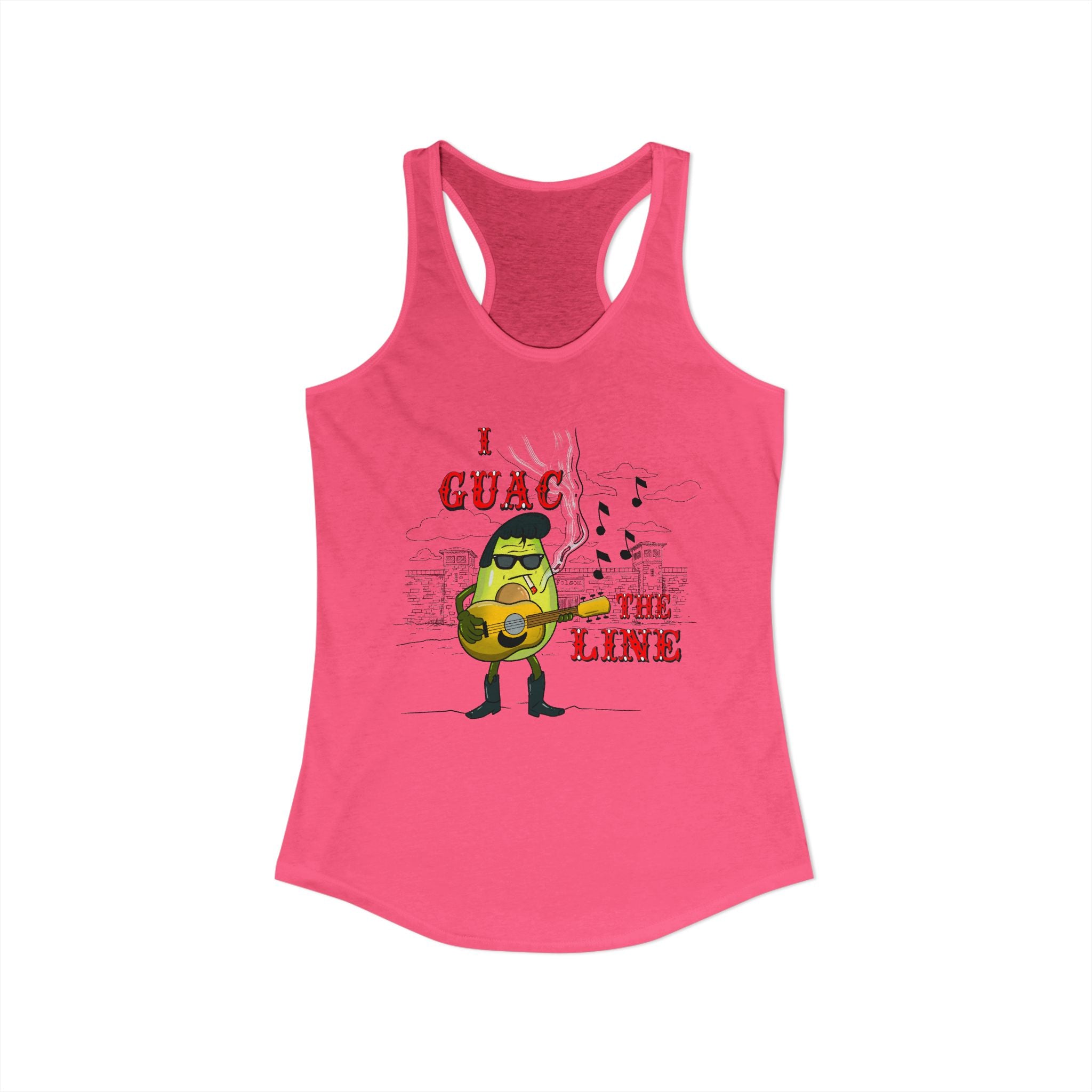 I Guac The Line- Punny Avocado Racerback Tank