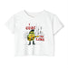I Guac the Line- Punny Avocado Crop Top