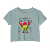 Mama Said Guac You Out- Punny Avocado Crop Top