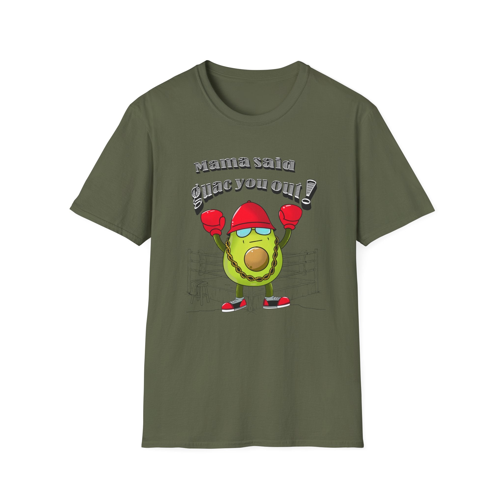 LL Cool A- Mama Said Guac You Out- Punny Avocado Tee