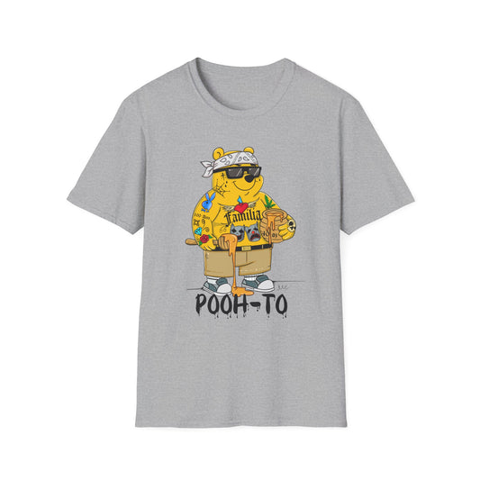 Pooh-To Graphic T-Shirt — Streetwear Cartoon Bear Tee
