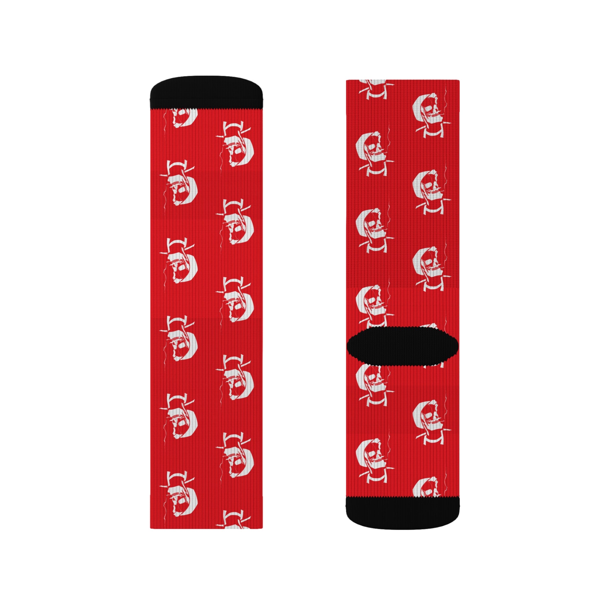 Cozy Crew Socks | Skull Pattern Socks | Poncho and Lefty’s Mercantile