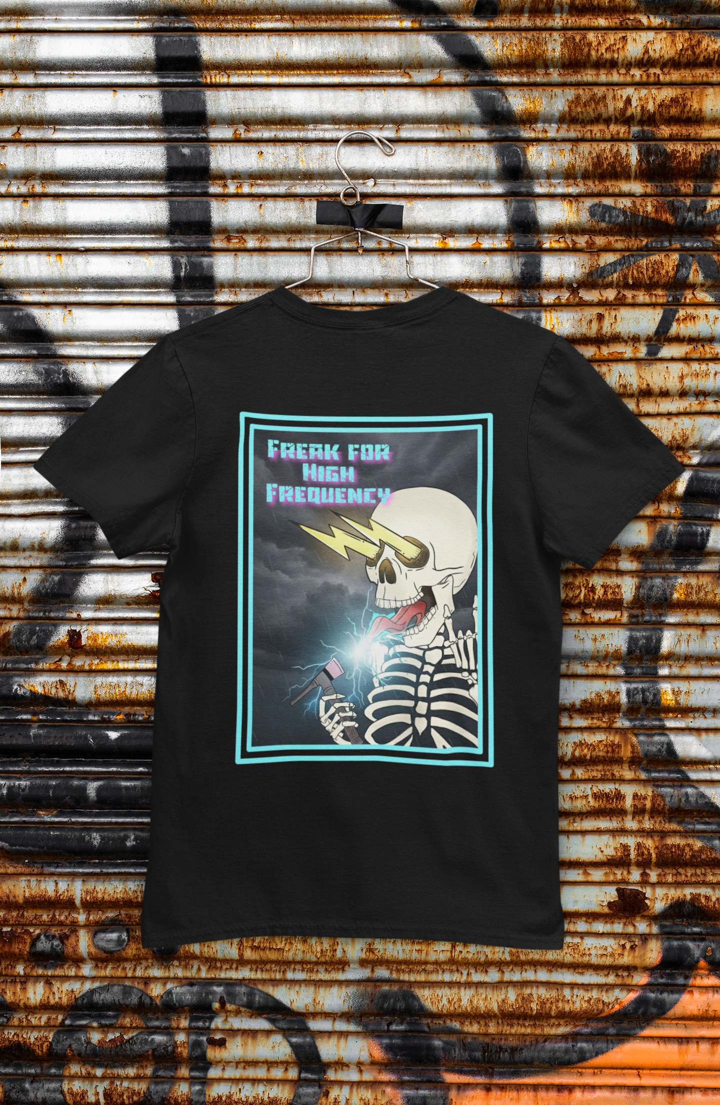 "Freak for High Frequency" TIG Welding Skeleton Tee