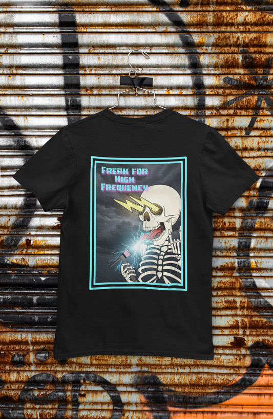 "Freak for High Frequency" TIG Welding Skeleton Tee