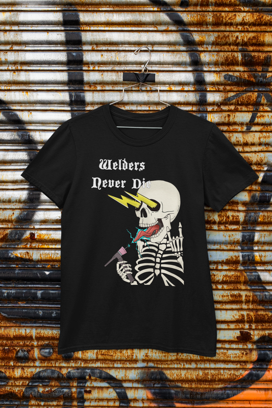 Tig Welding Skeleton Graphic Tee