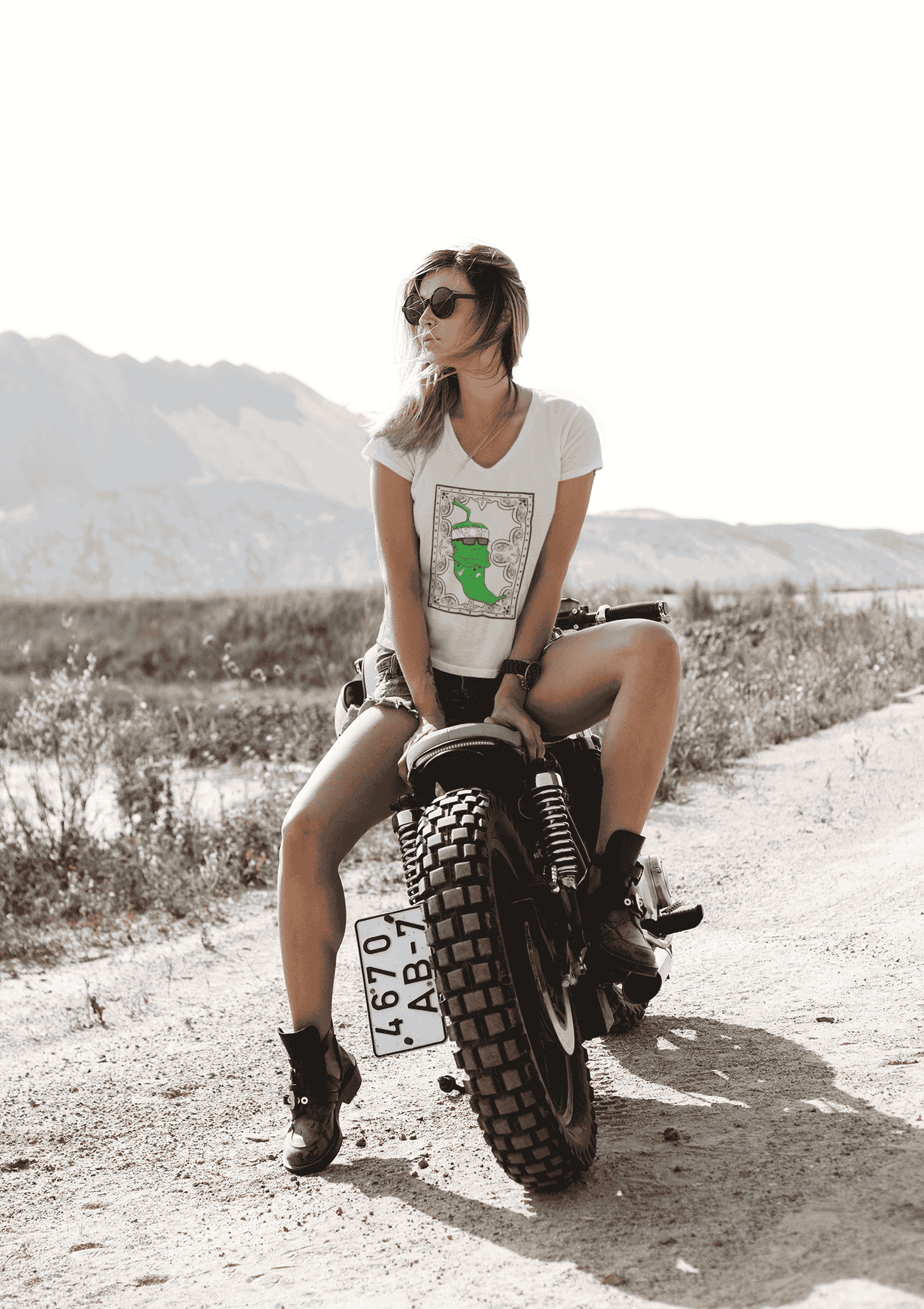 Women's Graphic Tees | V-Neck T-Shirt | Poncho and Lefty’s Mercantile