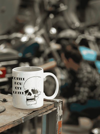 Skull Ceramic Mug | Poncho and Lefty’s Mercantile