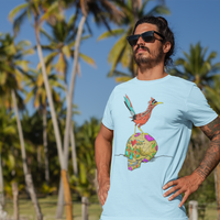 Road Runner On Sugar Skull Graphic Tee